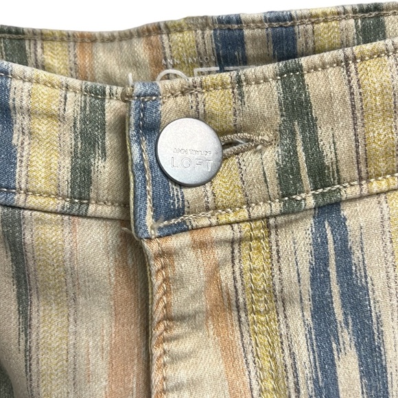 Loft Curvy Skinny Printed Jeans - Picture 5 of 7